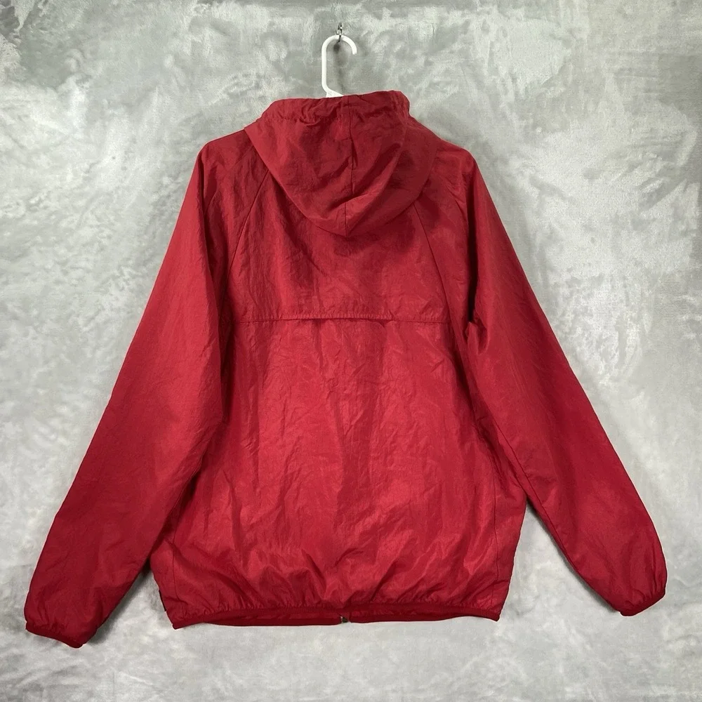 Air Jordan Jacket Mens Large Wings Windbreaker Full Zip Hooded Training Lined